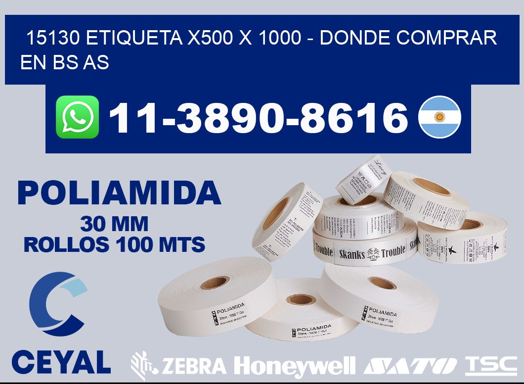 15130 etiqueta x500 x 1000 - Donde Comprar en bs as