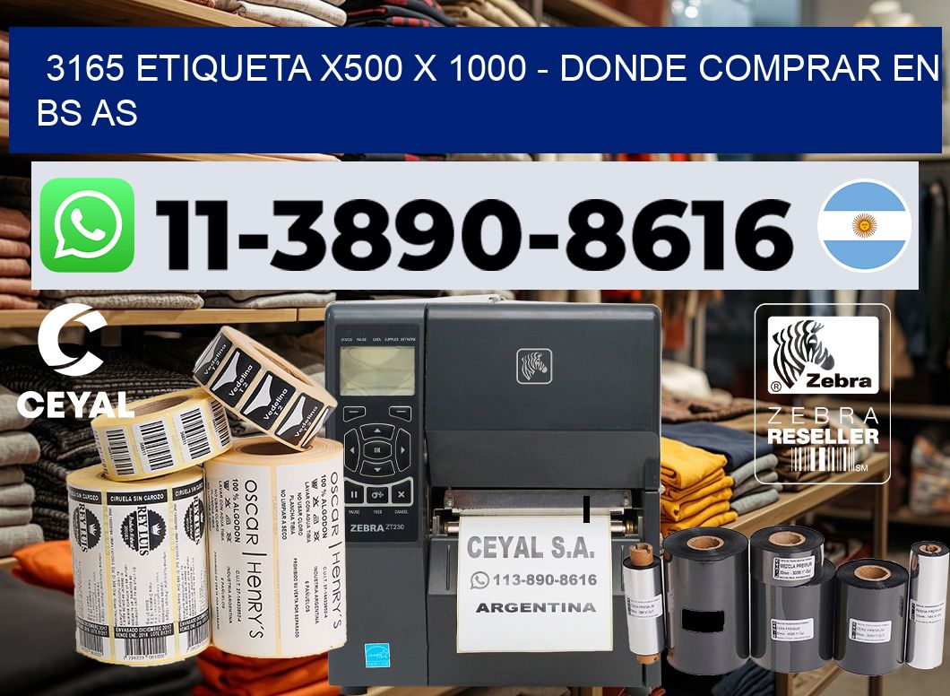 3165 etiqueta x500 x 1000 – Donde Comprar en bs as