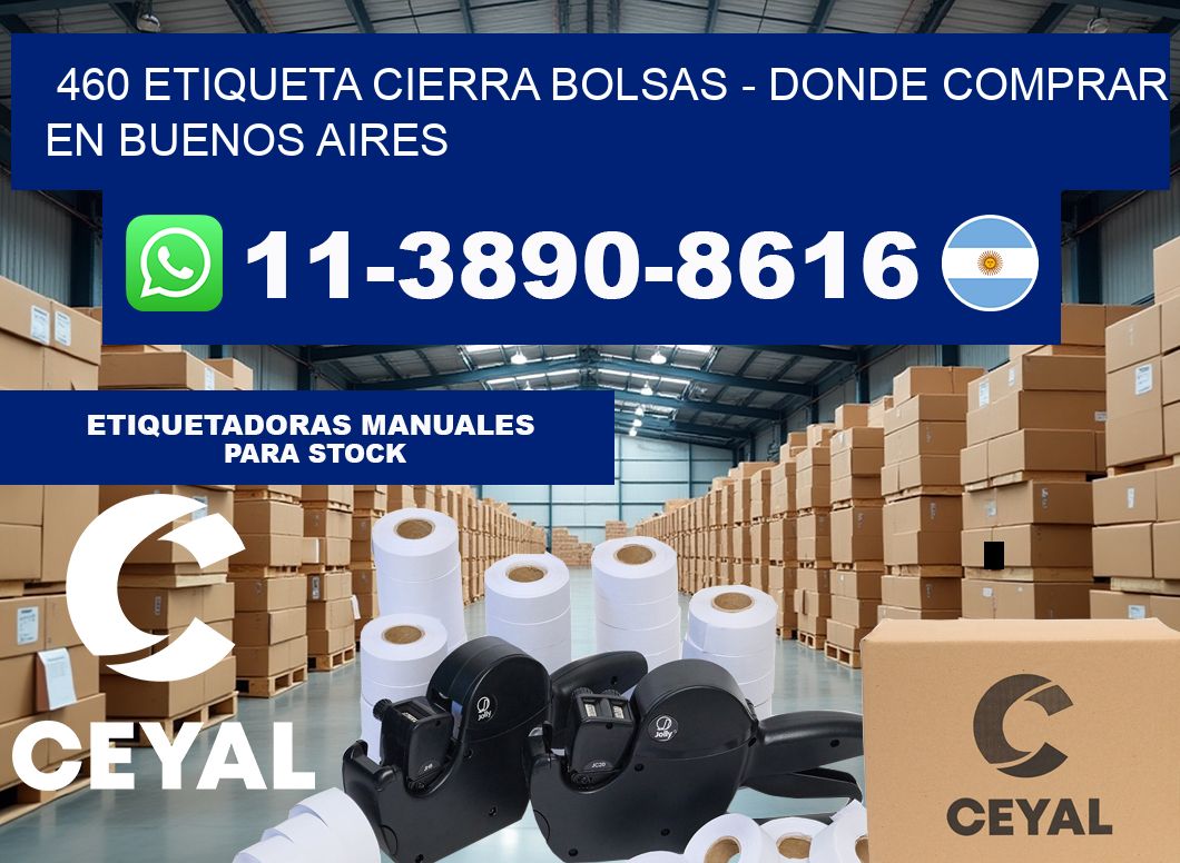 460 etiqueta Cierra Bolsas – Donde Comprar en Buenos Aires