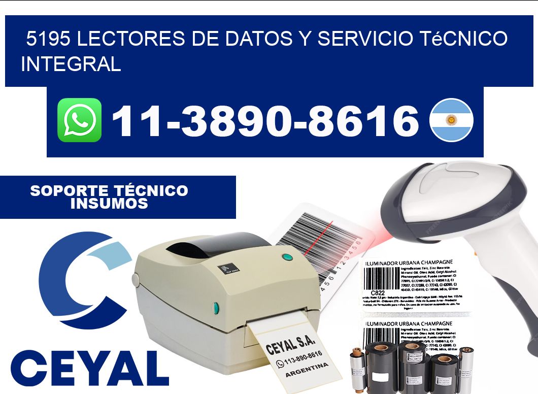 5195 Lectores de Datos y Servicio Técnico Integral