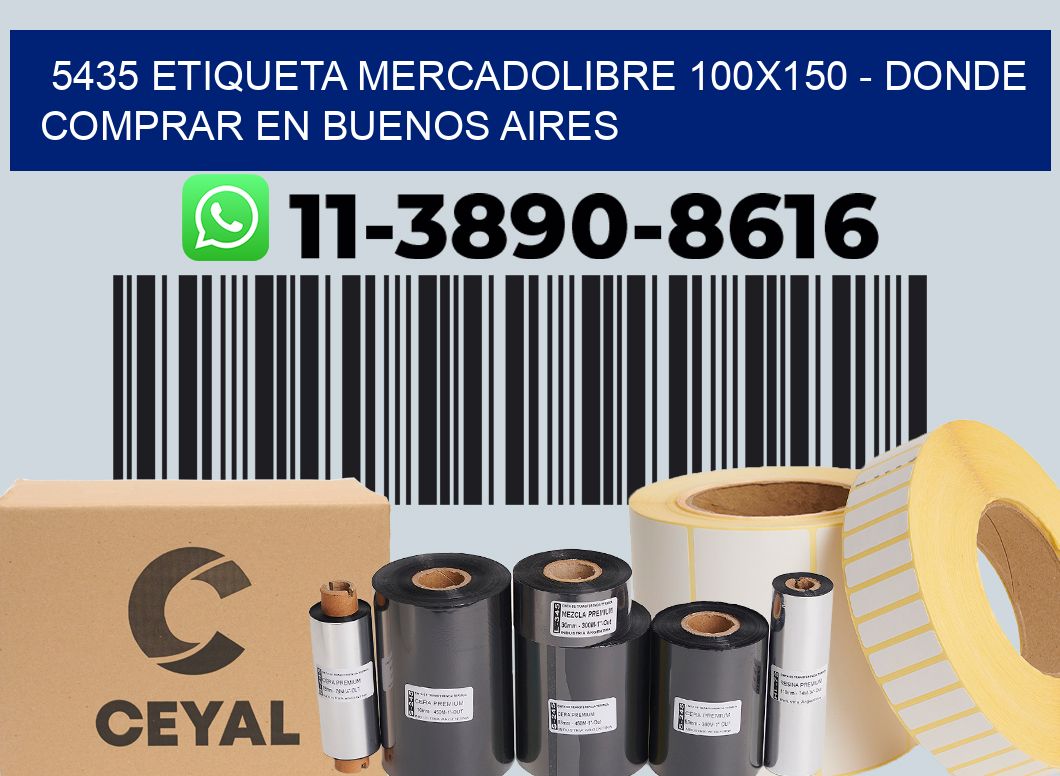 5435 etiqueta MercadoLibre 100x150 - Donde Comprar en Buenos Aires