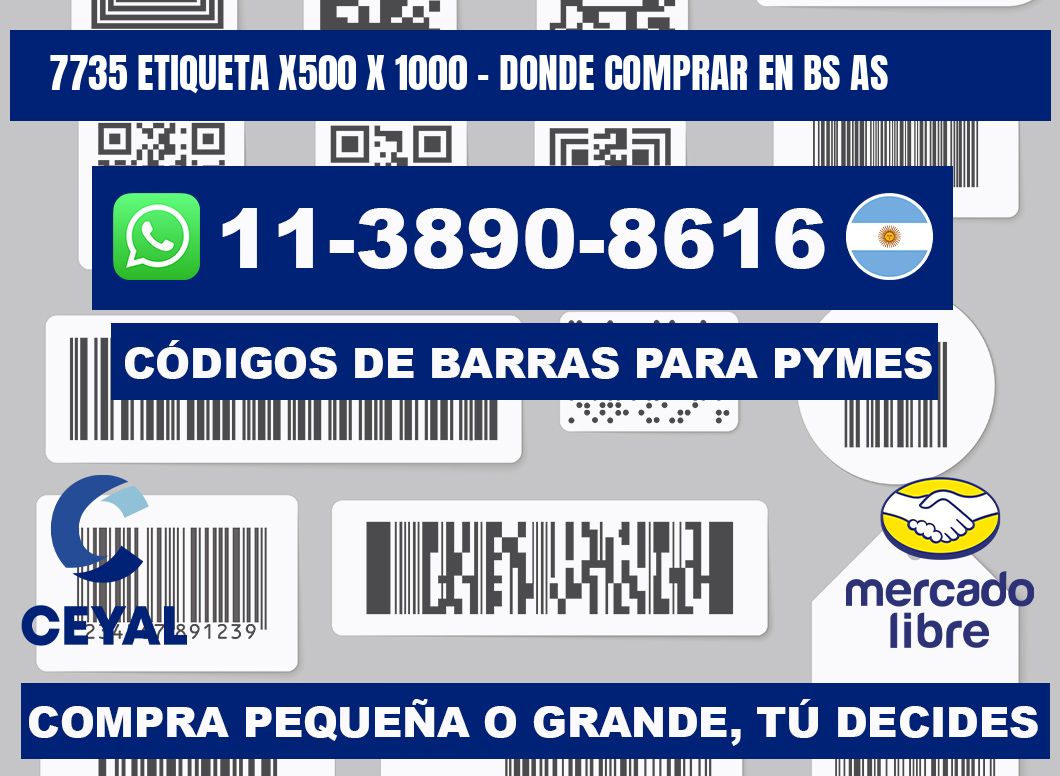 7735 etiqueta x500 x 1000 - Donde Comprar en bs as
