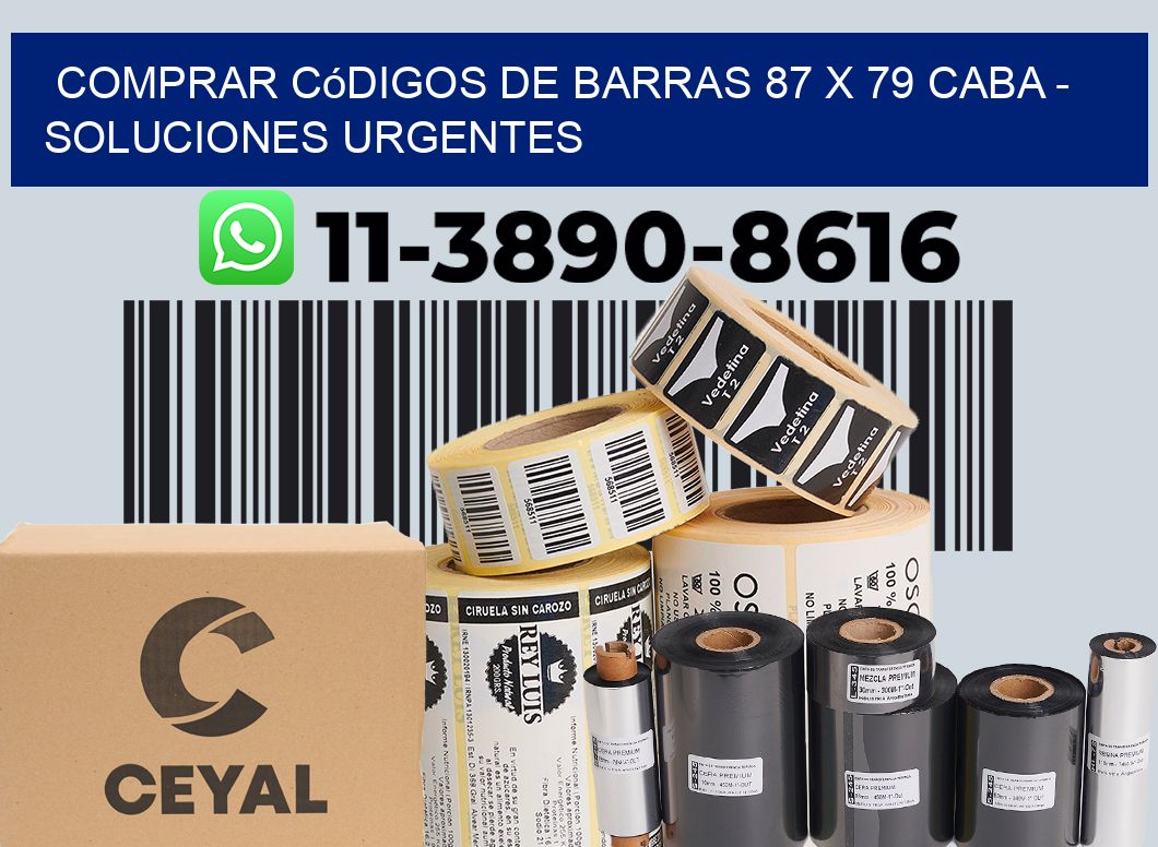 Comprar códigos de barras 87 x 79 CABA - soluciones urgentes