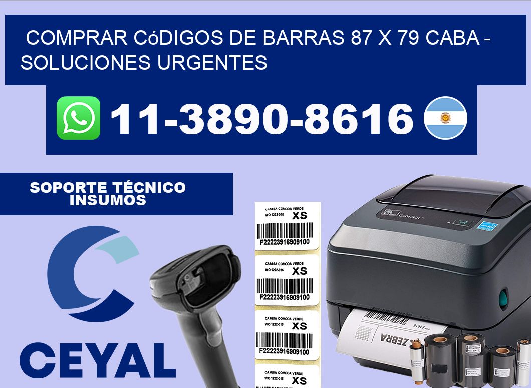 Comprar códigos de barras 87 x 79 CABA – soluciones urgentes