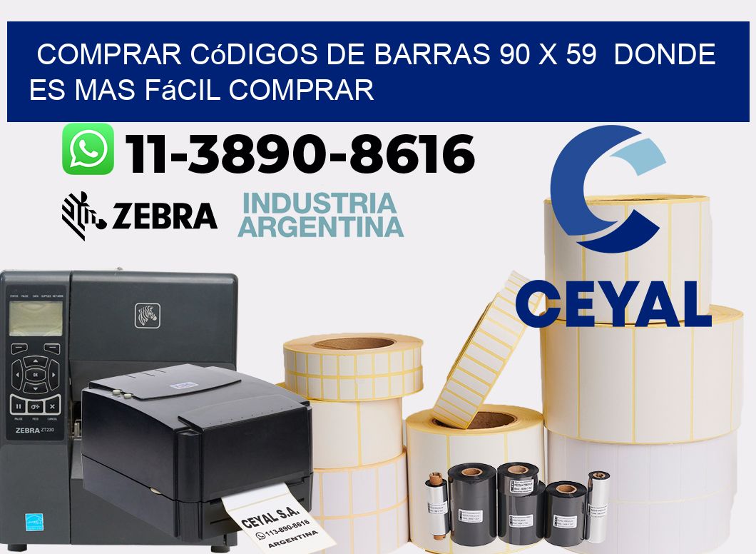 Comprar códigos de barras 90 x 59 Donde es mas fácil comprar