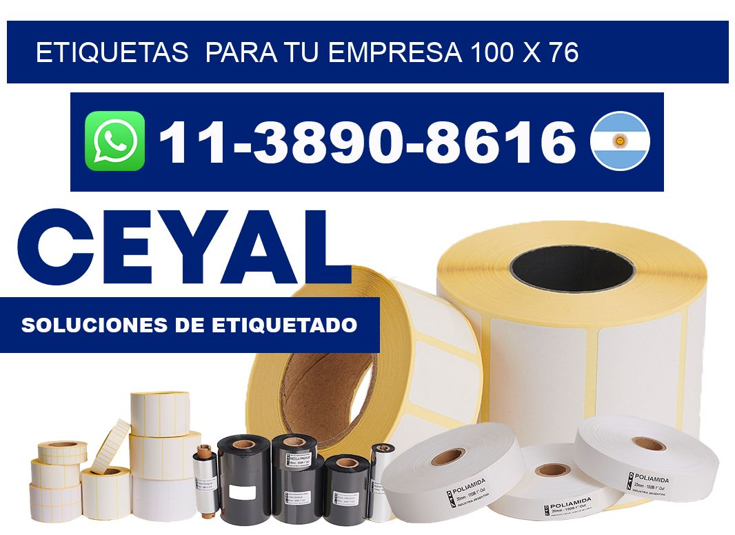 Etiquetas para tu empresa 100 x 76