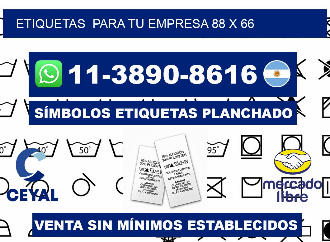 Etiquetas para tu empresa 88 x 66