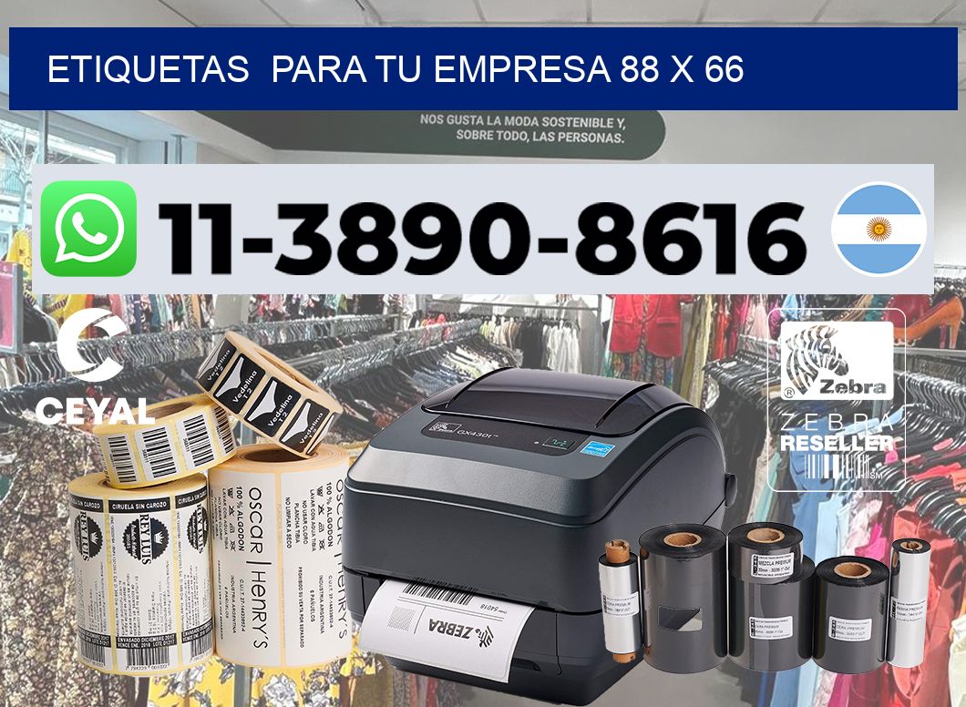 Etiquetas para tu empresa 88 x 66