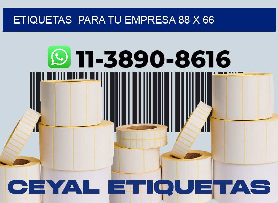 Etiquetas para tu empresa 88 x 66