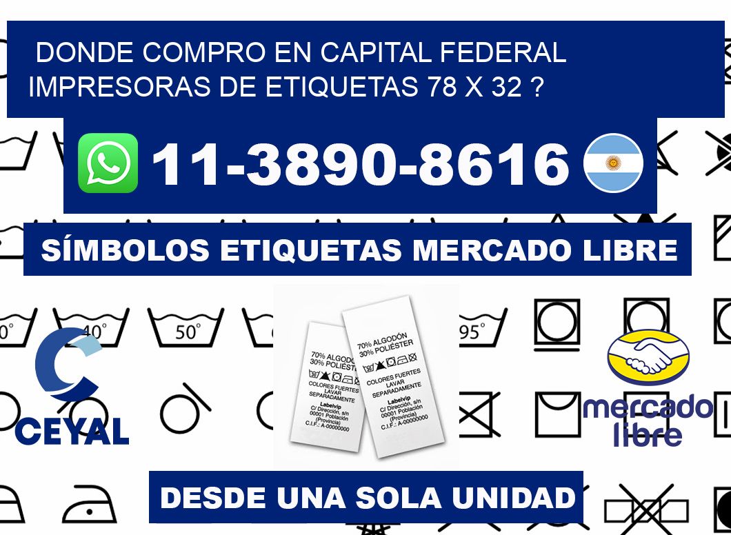 donde compro en capital federal impresoras de etiquetas 78 x 32 ?