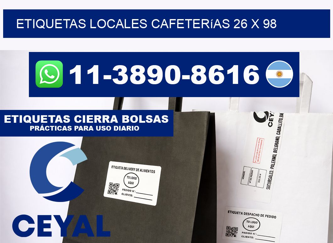 etiquetas locales cafeterías 26 x 98