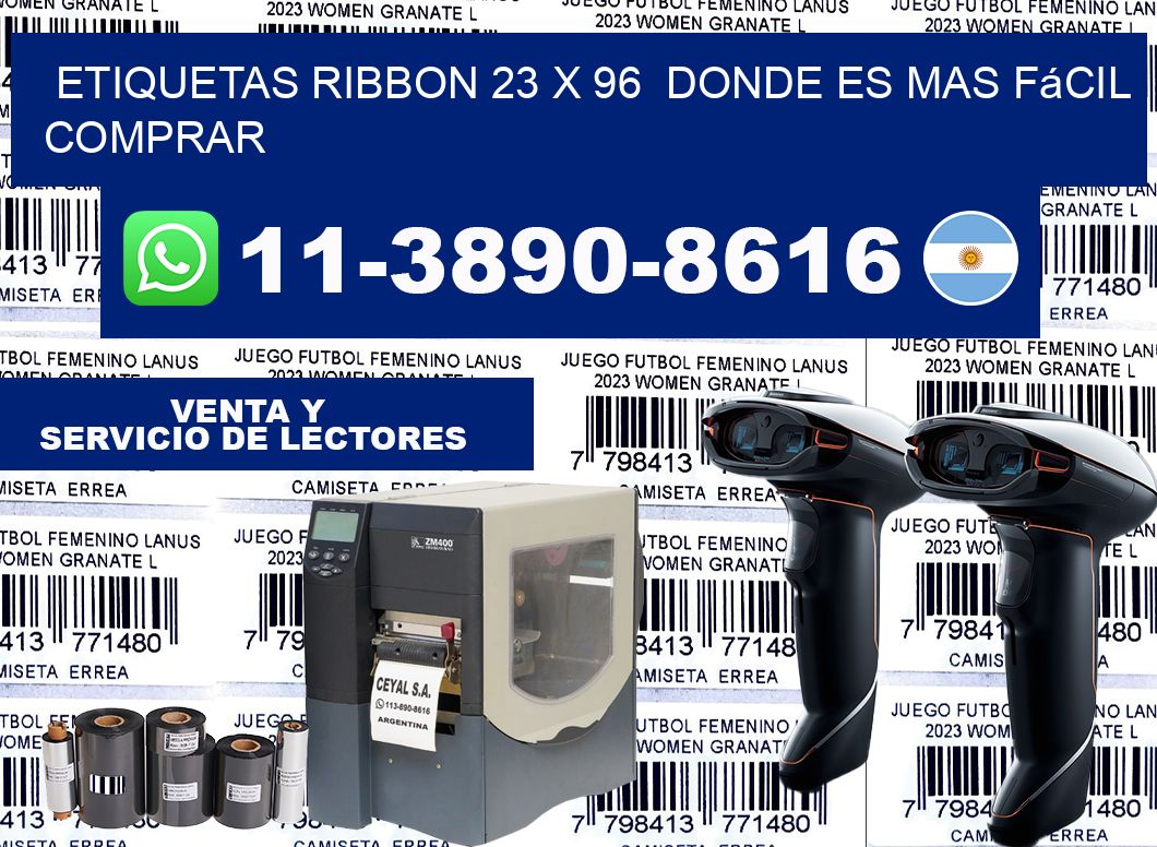 etiquetas ribbon 23 x 96  Donde es mas fácil comprar