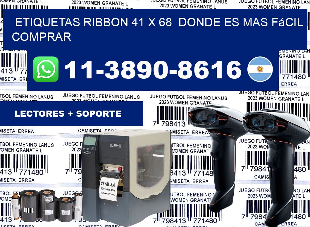 etiquetas ribbon 41 x 68  Donde es mas fácil comprar