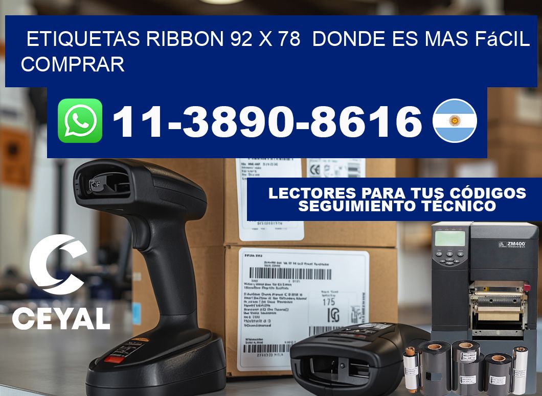 etiquetas ribbon 92 x 78  Donde es mas fácil comprar