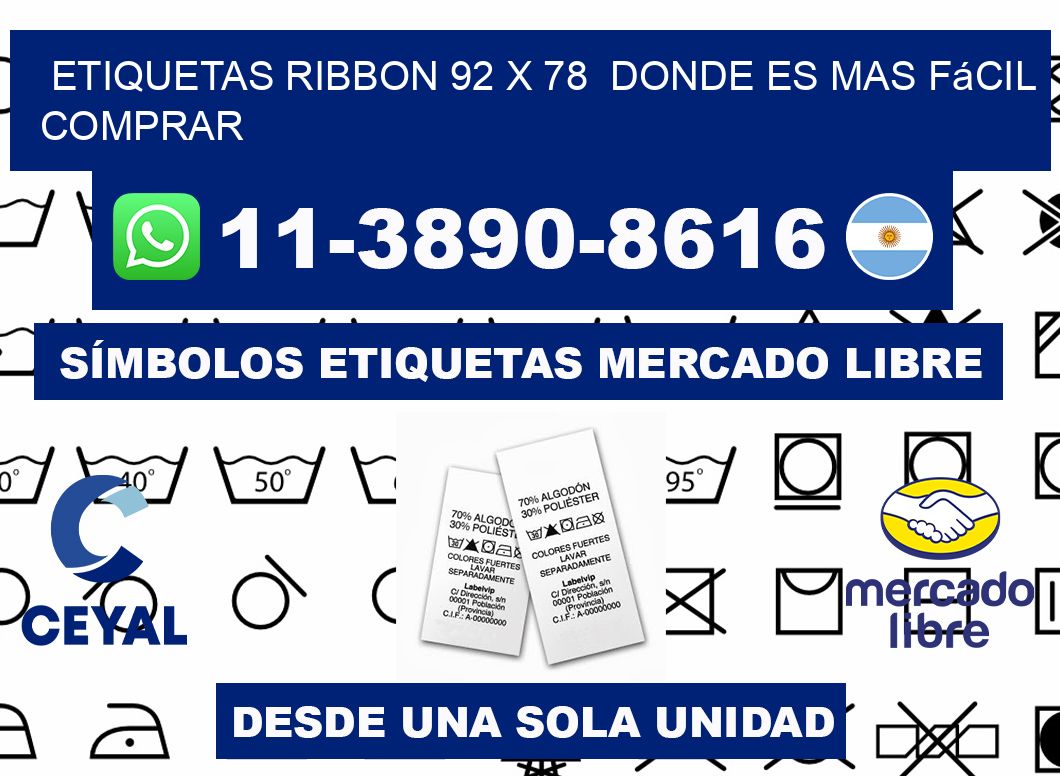 etiquetas ribbon 92 x 78  Donde es mas fácil comprar