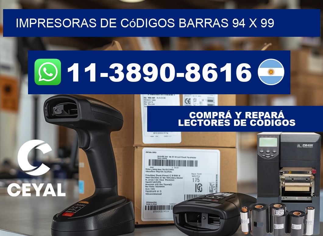 impresoras de códigos barras 94 x 99
