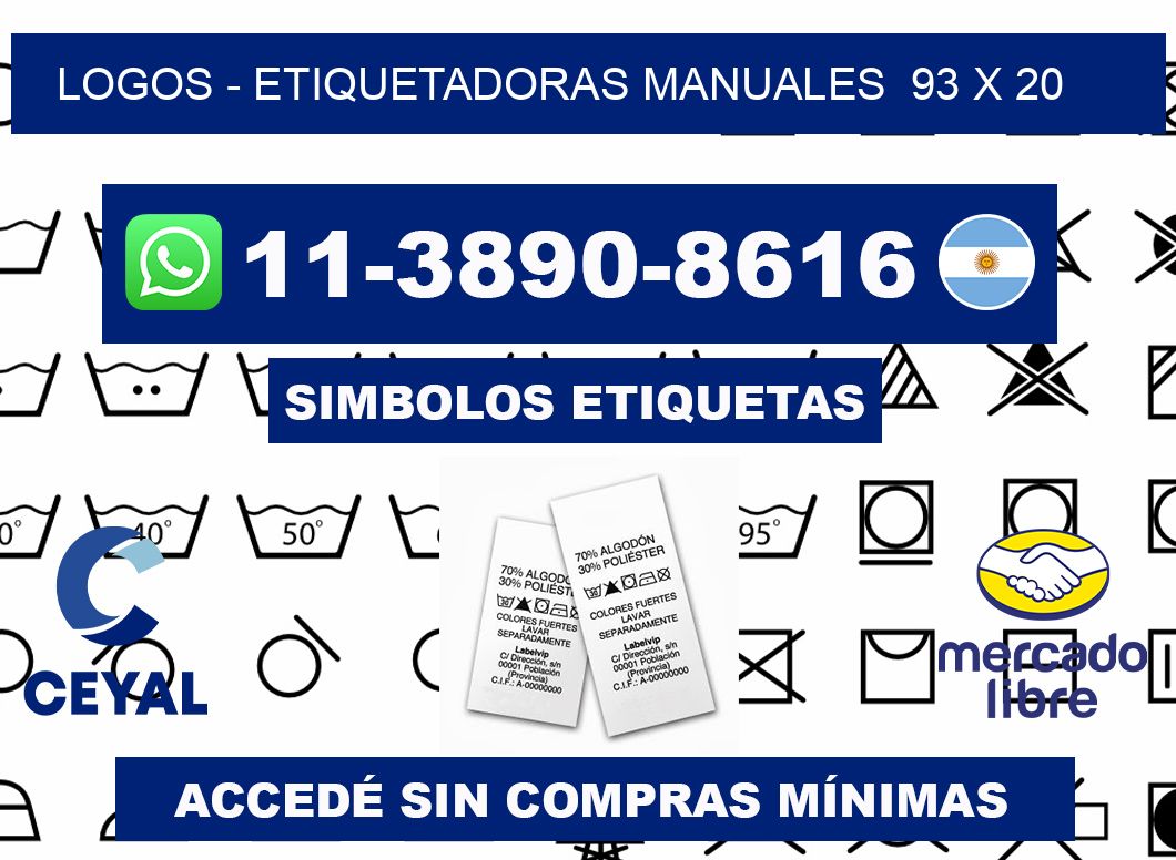 logos - Etiquetadoras Manuales  93 x 20