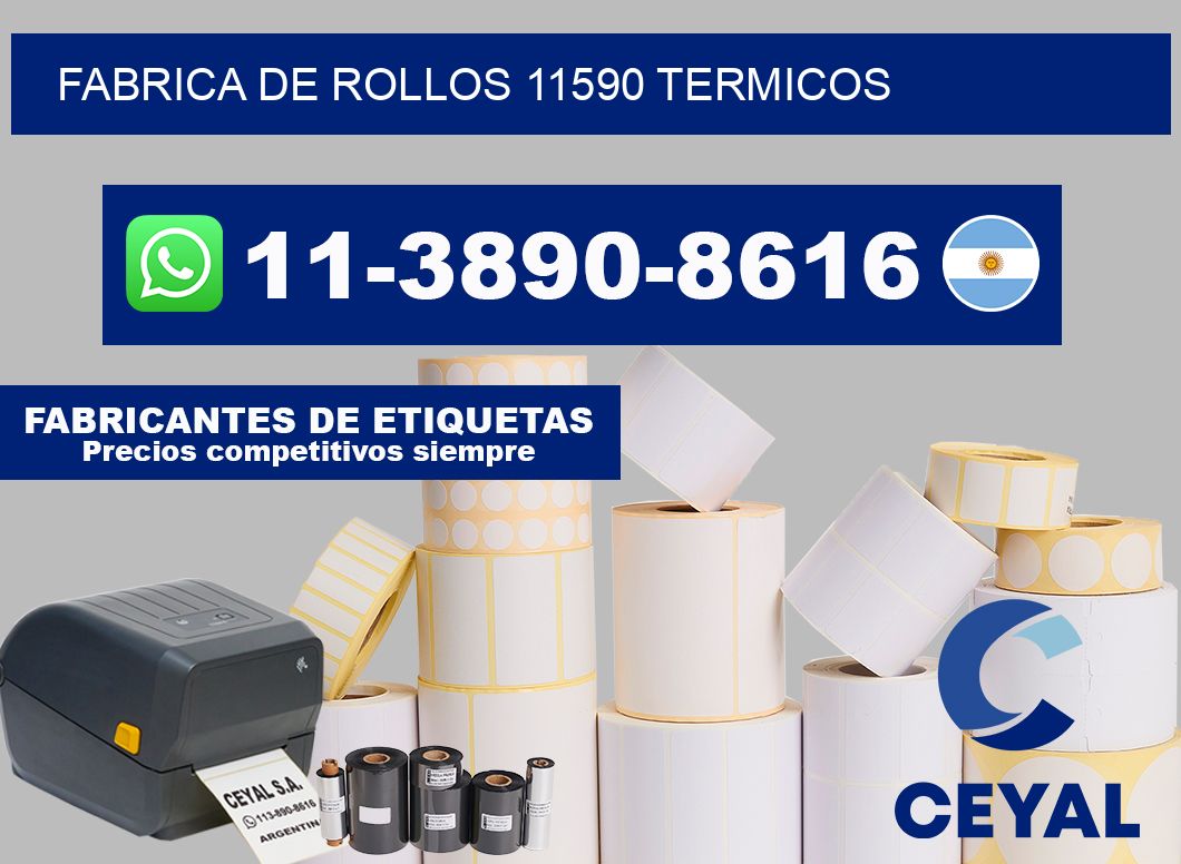 FABRICA DE ROLLOS 11590 TERMICOS