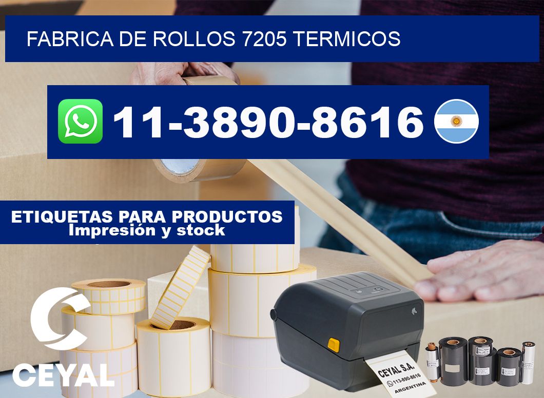 FABRICA DE ROLLOS 7205 TERMICOS