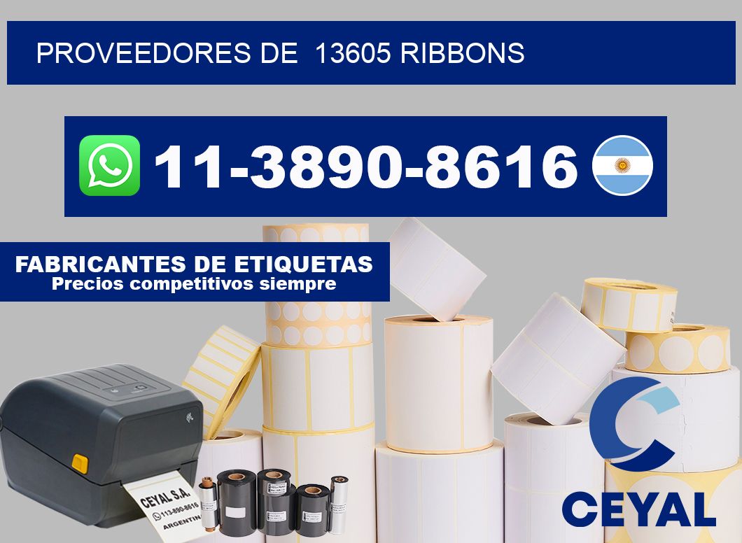 Proveedores de  13605 ribbons