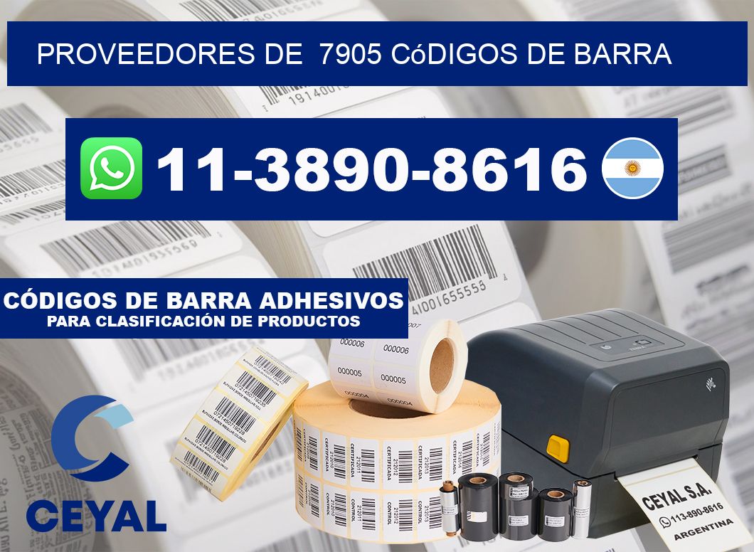Proveedores de  7905 códigos de barra