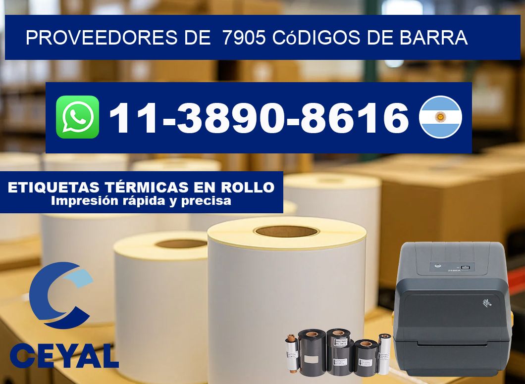 Proveedores de  7905 códigos de barra