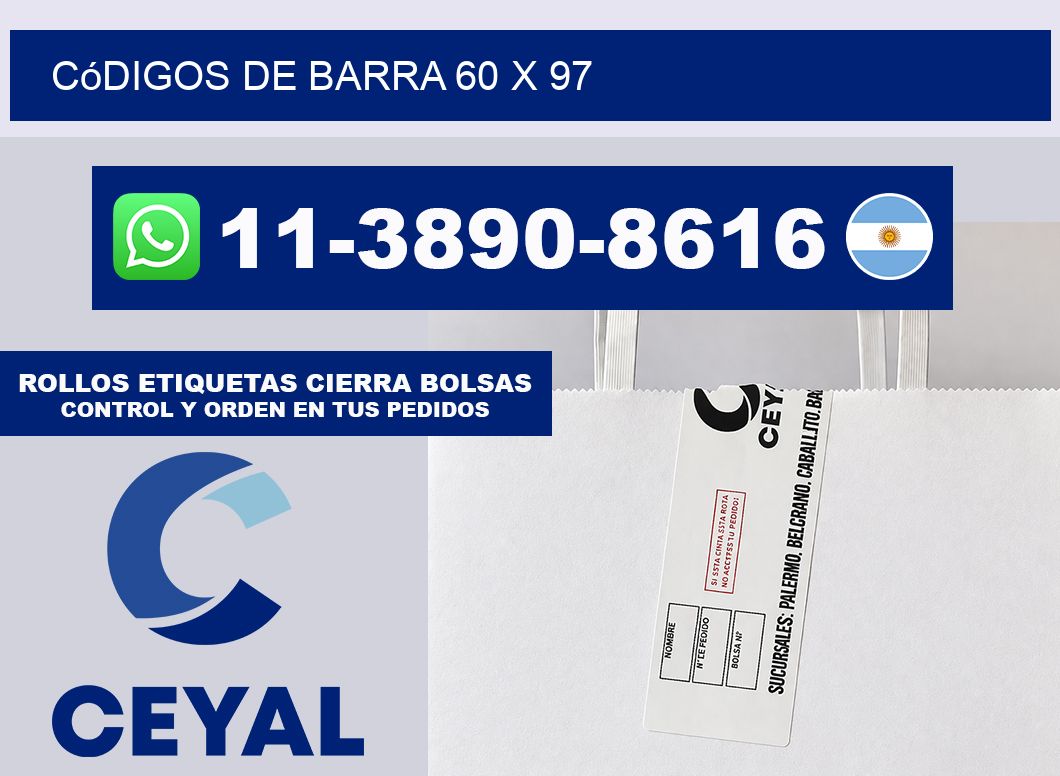códigos de barra 60 x 97