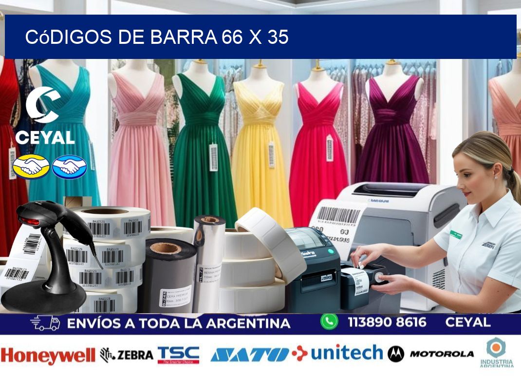 códigos de barra 66 x 35