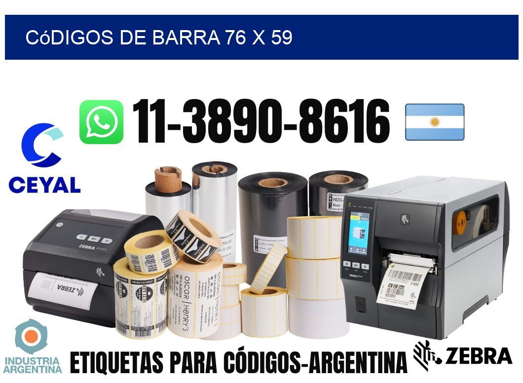 códigos de barra 76 x 59