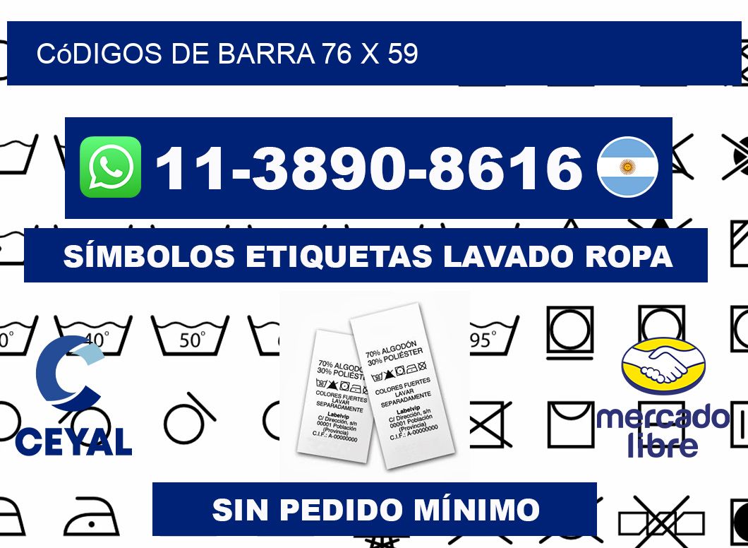 códigos de barra 76 x 59