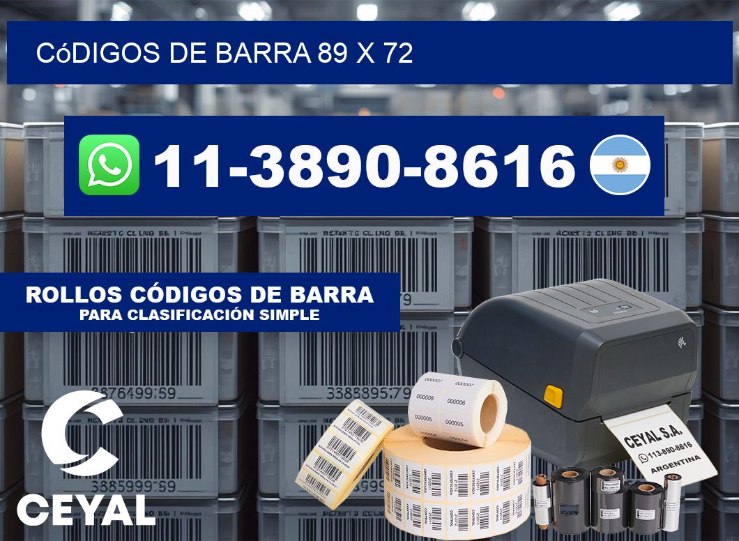códigos de barra 89 x 72