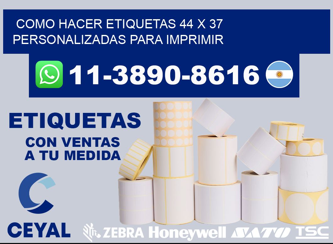 como hacer etiquetas 44 x 37 personalizadas para imprimir