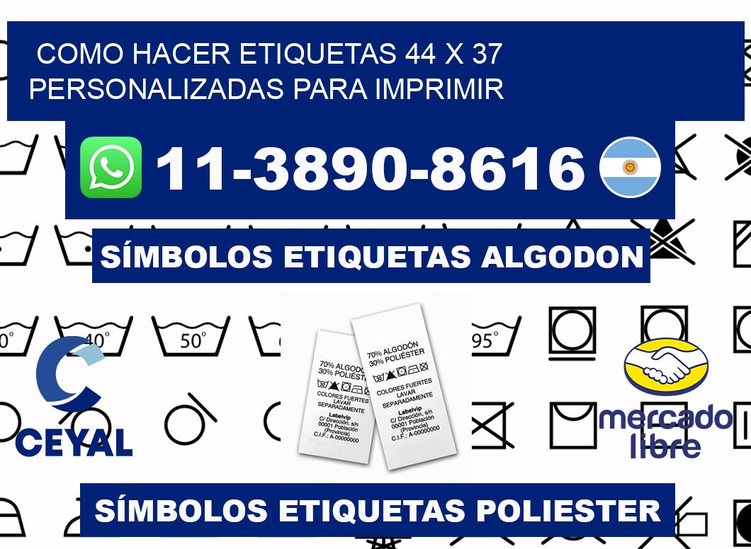 como hacer etiquetas 44 x 37 personalizadas para imprimir