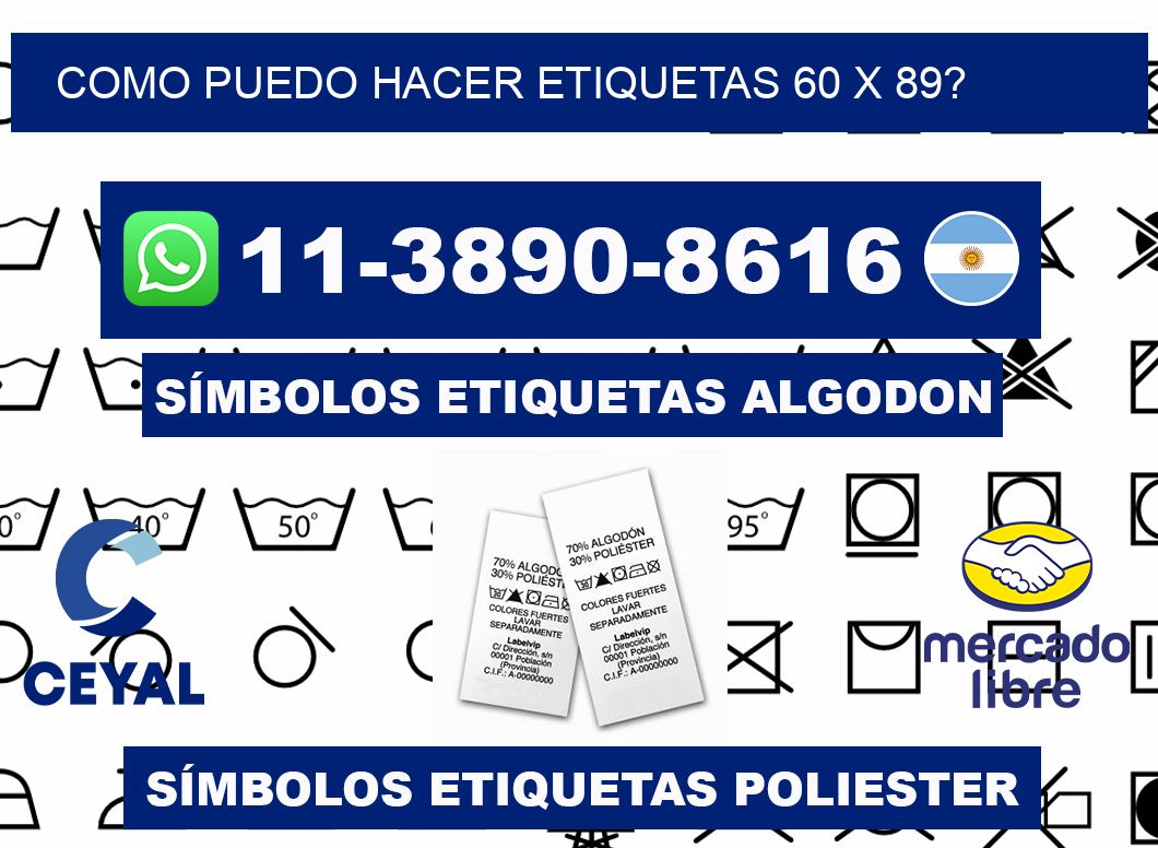 como puedo hacer etiquetas 60 x 89?