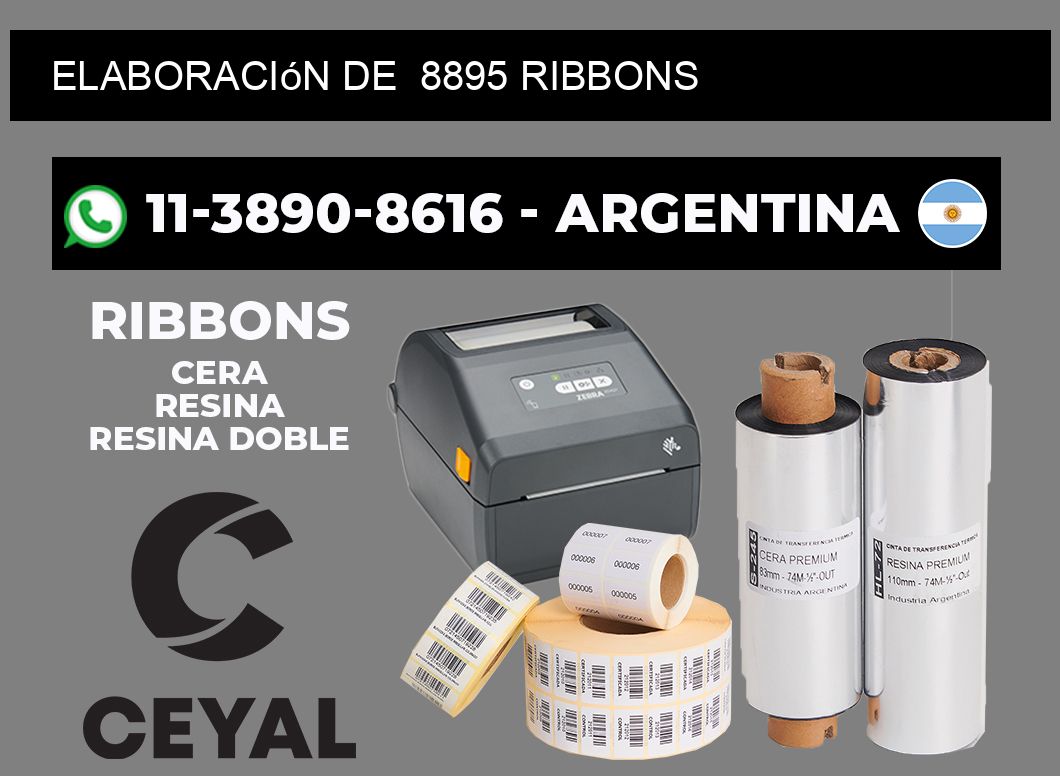 elaboración de  8895 ribbons
