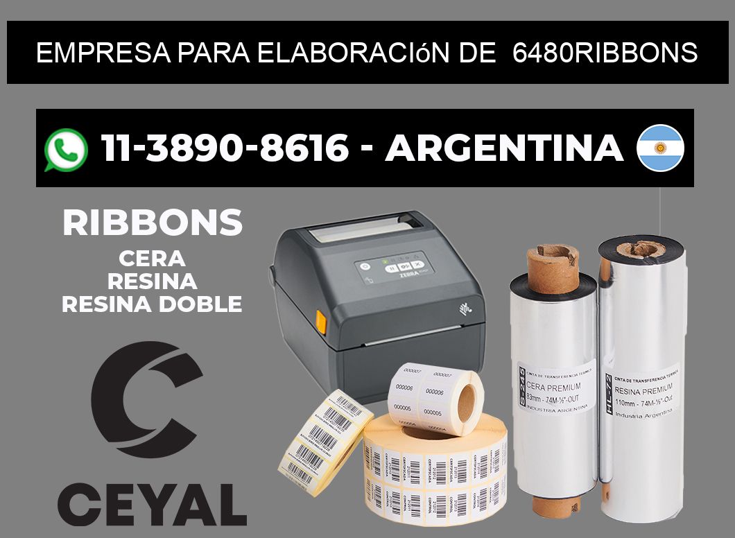 empresa para elaboración de  6480ribbons