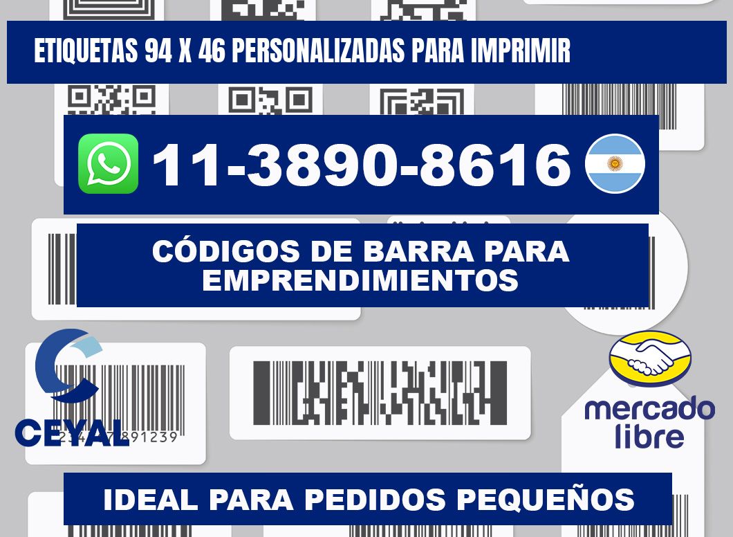 etiquetas 94 x 46 personalizadas para imprimir