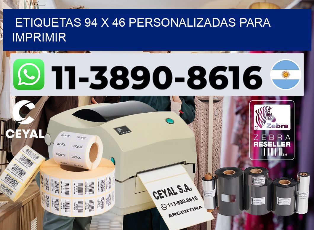 etiquetas 94 x 46 personalizadas para imprimir