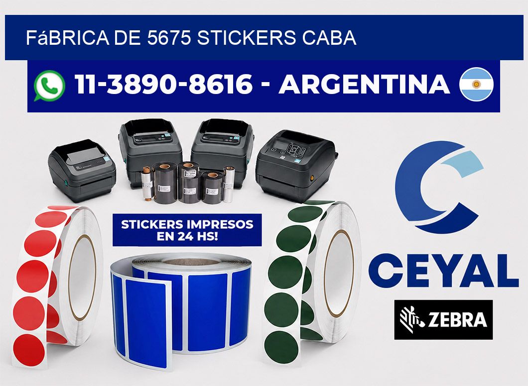fábrica de 5675 stickers CABA