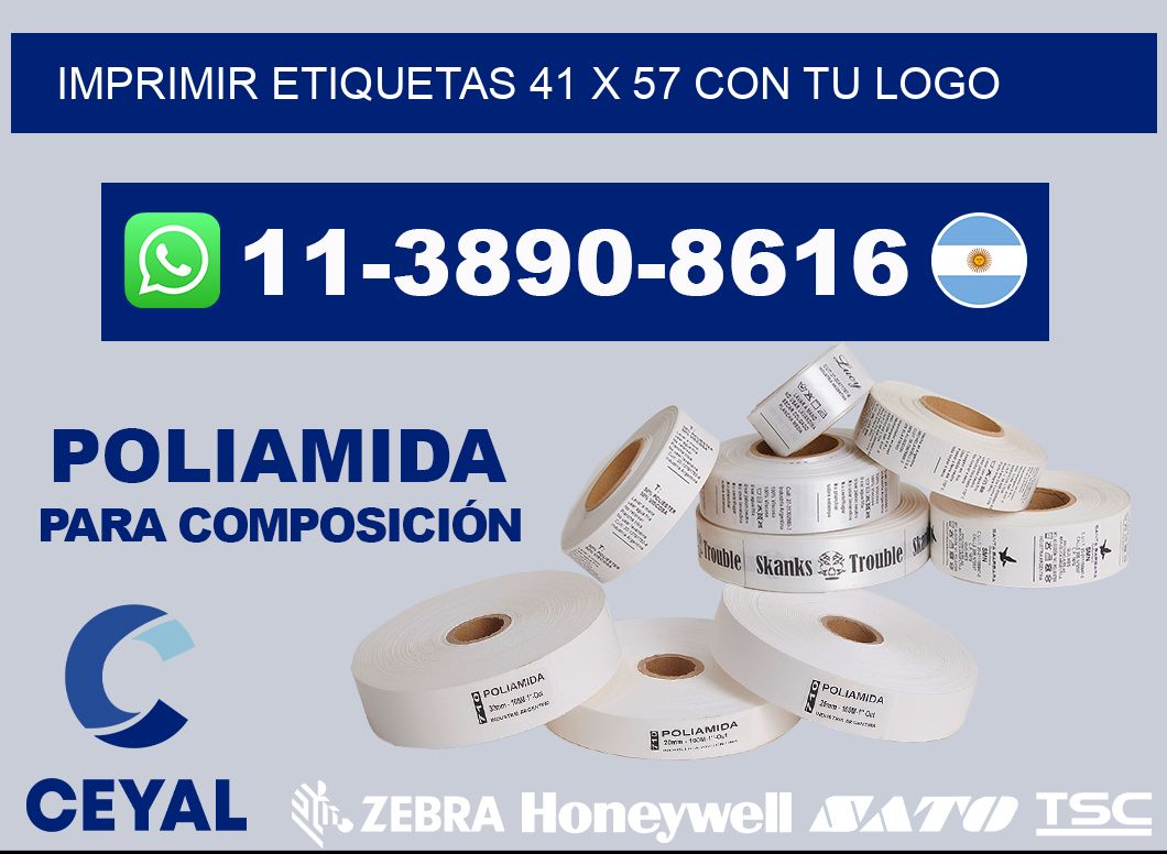 imprimir etiquetas 41 x 57 con tu logo