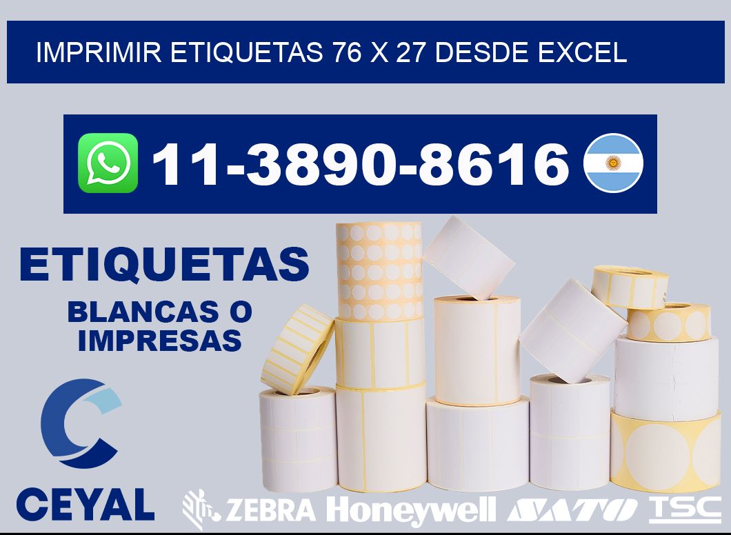 imprimir etiquetas 76 x 27 desde excel