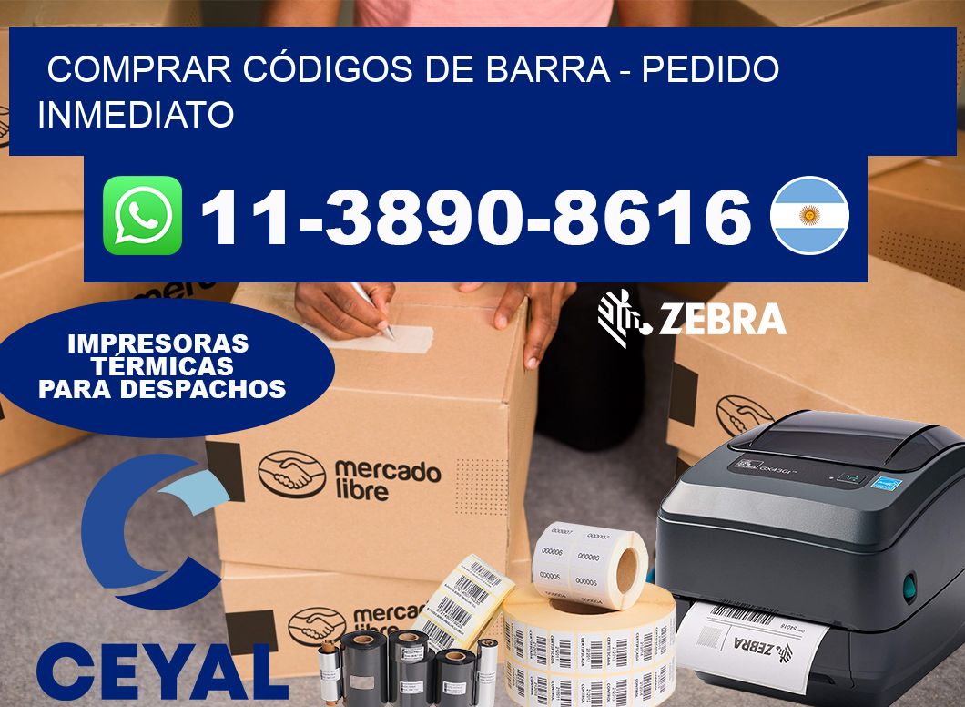 COMPRAR CÓDIGOS DE BARRA – Pedido inmediato