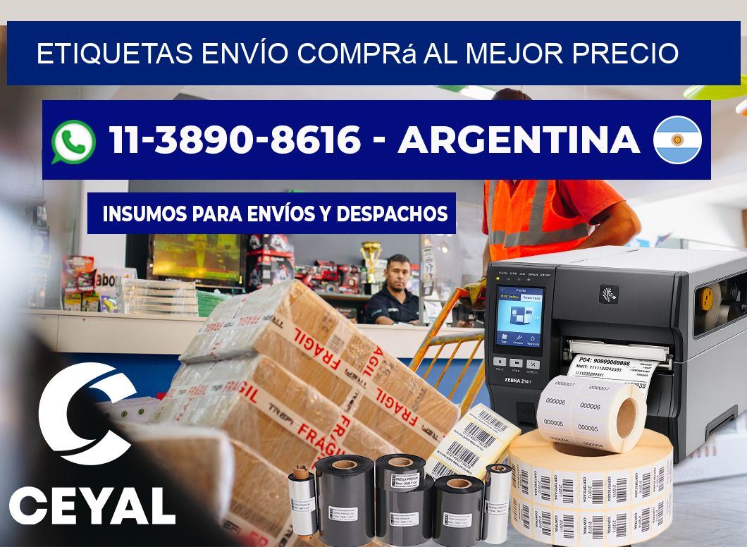 ETIQUETAS ENVÍO Comprá al mejor precio