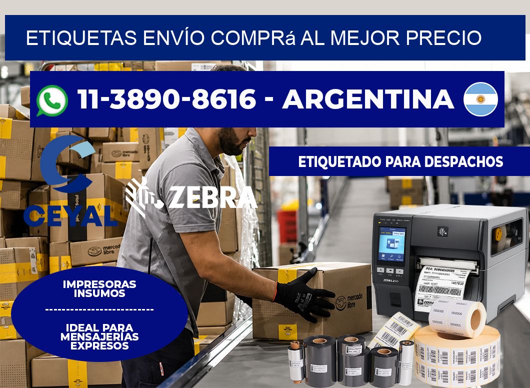 ETIQUETAS ENVÍO Comprá al mejor precio