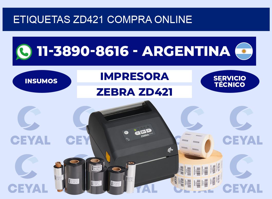 ETIQUETAS ZD421 compra online