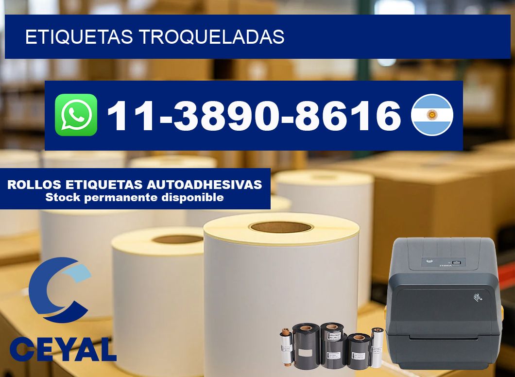 ETIQUETAS troqueladas