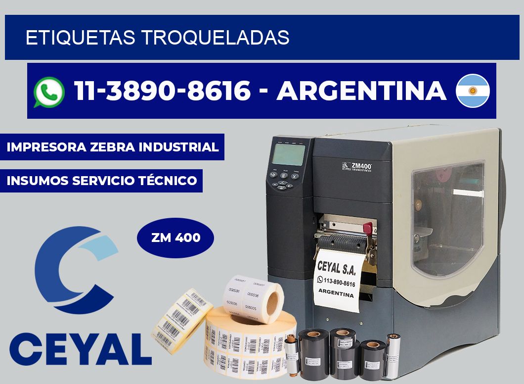 ETIQUETAS troqueladas