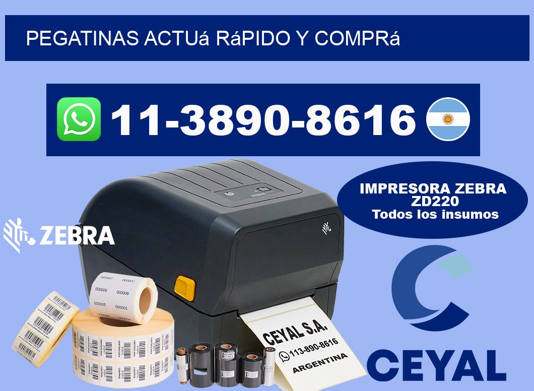 PEGATINAS Actuá rápido y comprá