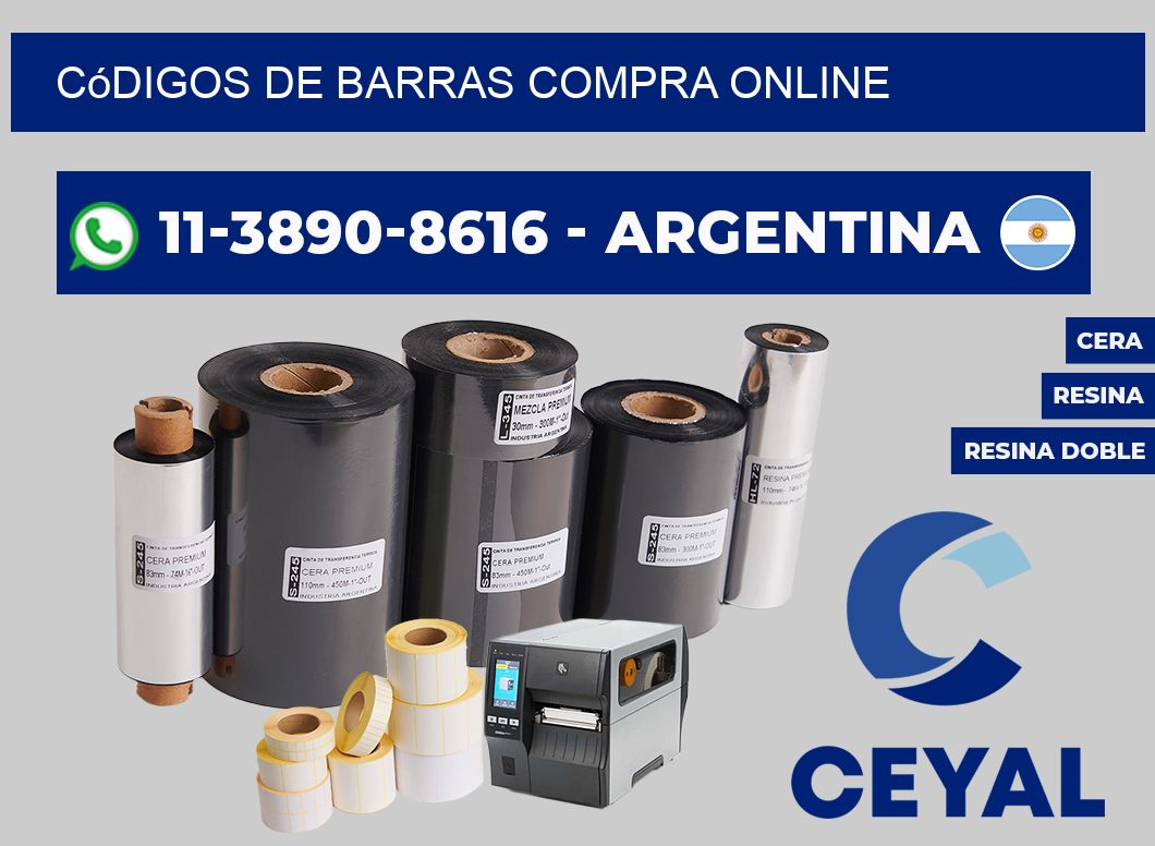 códigos de barras compra online