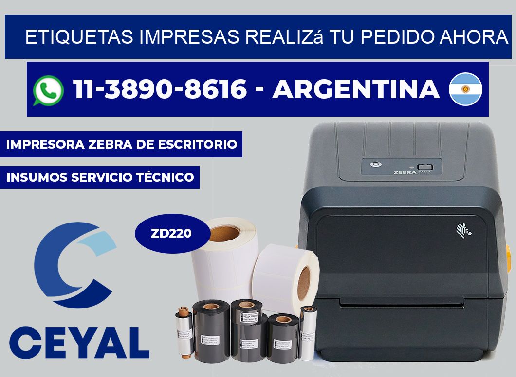 etiquetas impresas Realizá tu pedido ahora
